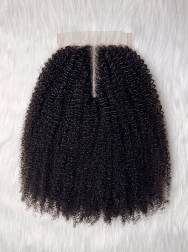Adé - 4C kinky coily HD lace closure, 5x5
