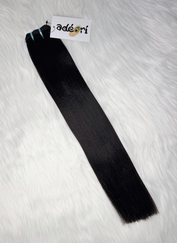 Sányán - Natural Straight weft, folded to show density