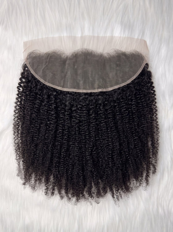 Adé - 4C kinky coily HD lace frontal, 13x6