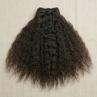 Adéorí Kinky Straight virgin hair bundles — 100% human hair flat lay