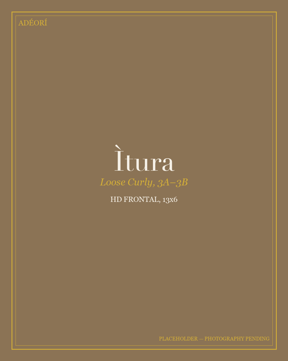 Ìtura — Loose Curly HD Frontal, 13x6