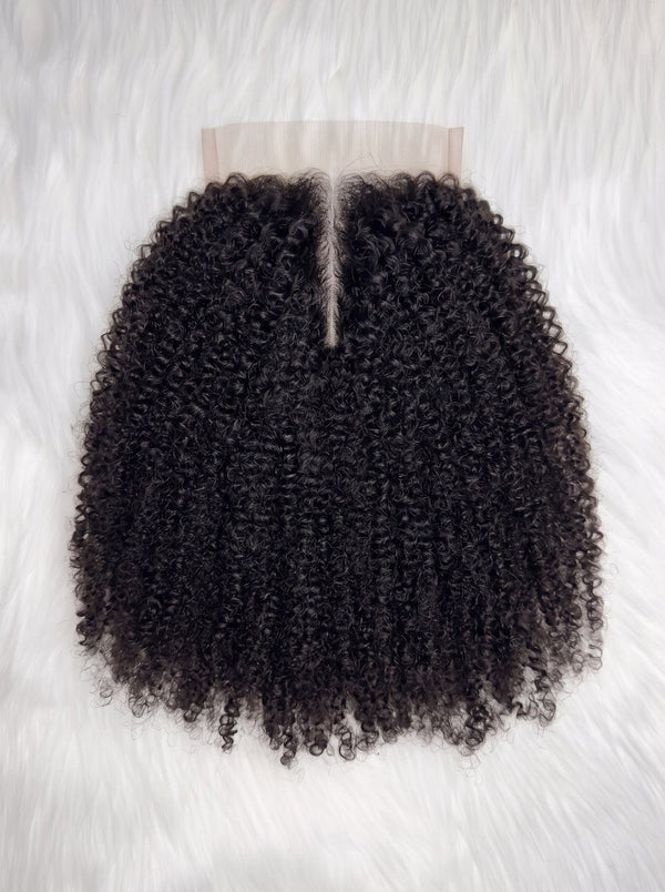 Ìyẹ́ - Afro curly HD lace closure, 5x5