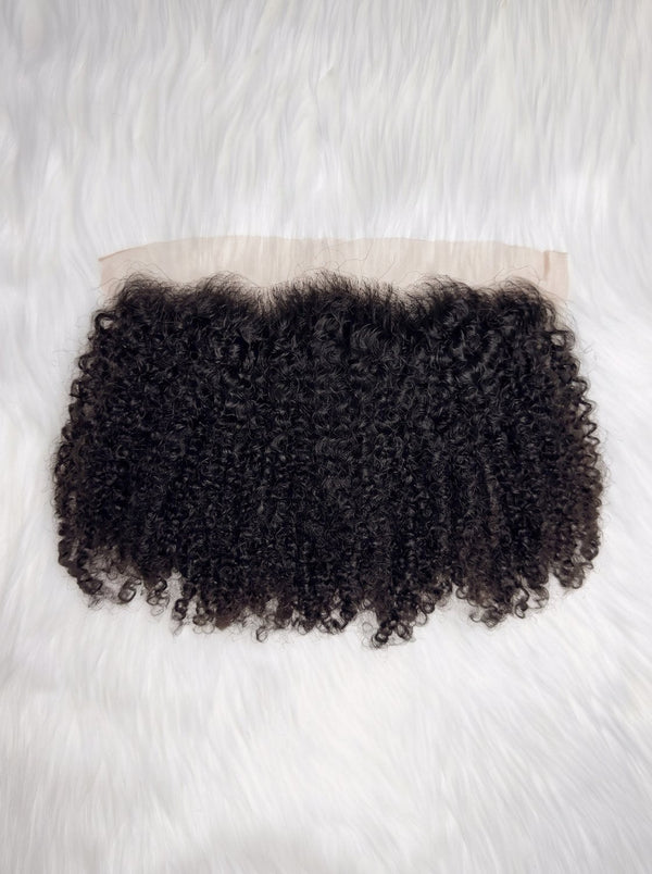 Ìyẹ́ - Afro curly HD lace frontal, 13x6