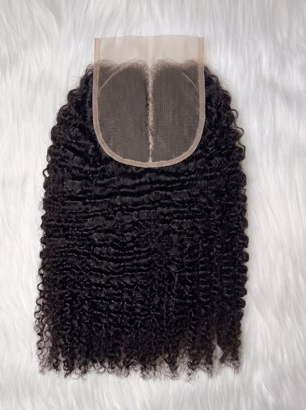 Ọ̀yàyà - Tight kinky curly HD lace closure, 5x5