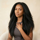 Adéorí Yaki virgin hair — full installed look