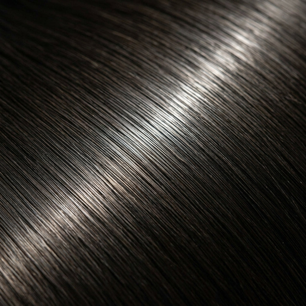Adéorí Natural Straight hair texture detail — cuticle-intact Remy virgin hair