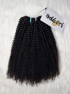 Ayaba - Afro Kinky, 4B weft, fanned to show the full afro kink