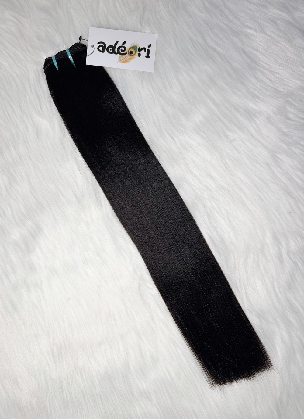 Sányán natural straight texture weft