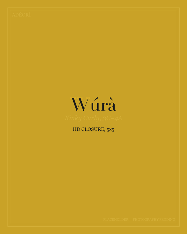 Wúrà — Kinky Curly HD Closure, 5x5