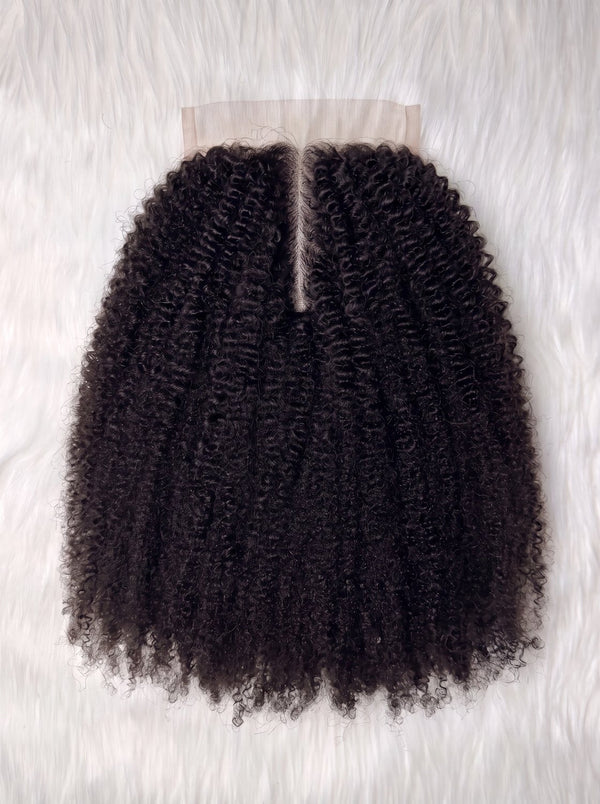 Wúrà - Kinky curly HD lace closure, 5x5