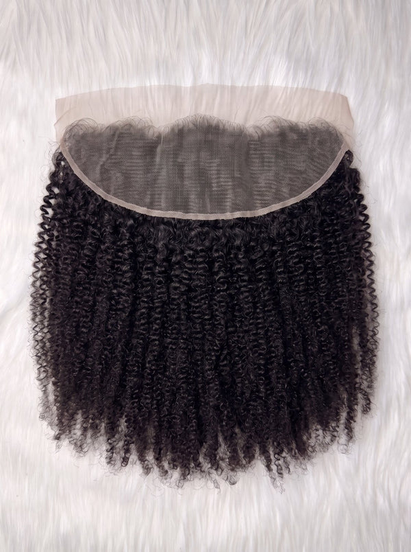Wúrà - Kinky curly HD lace frontal, 13x6