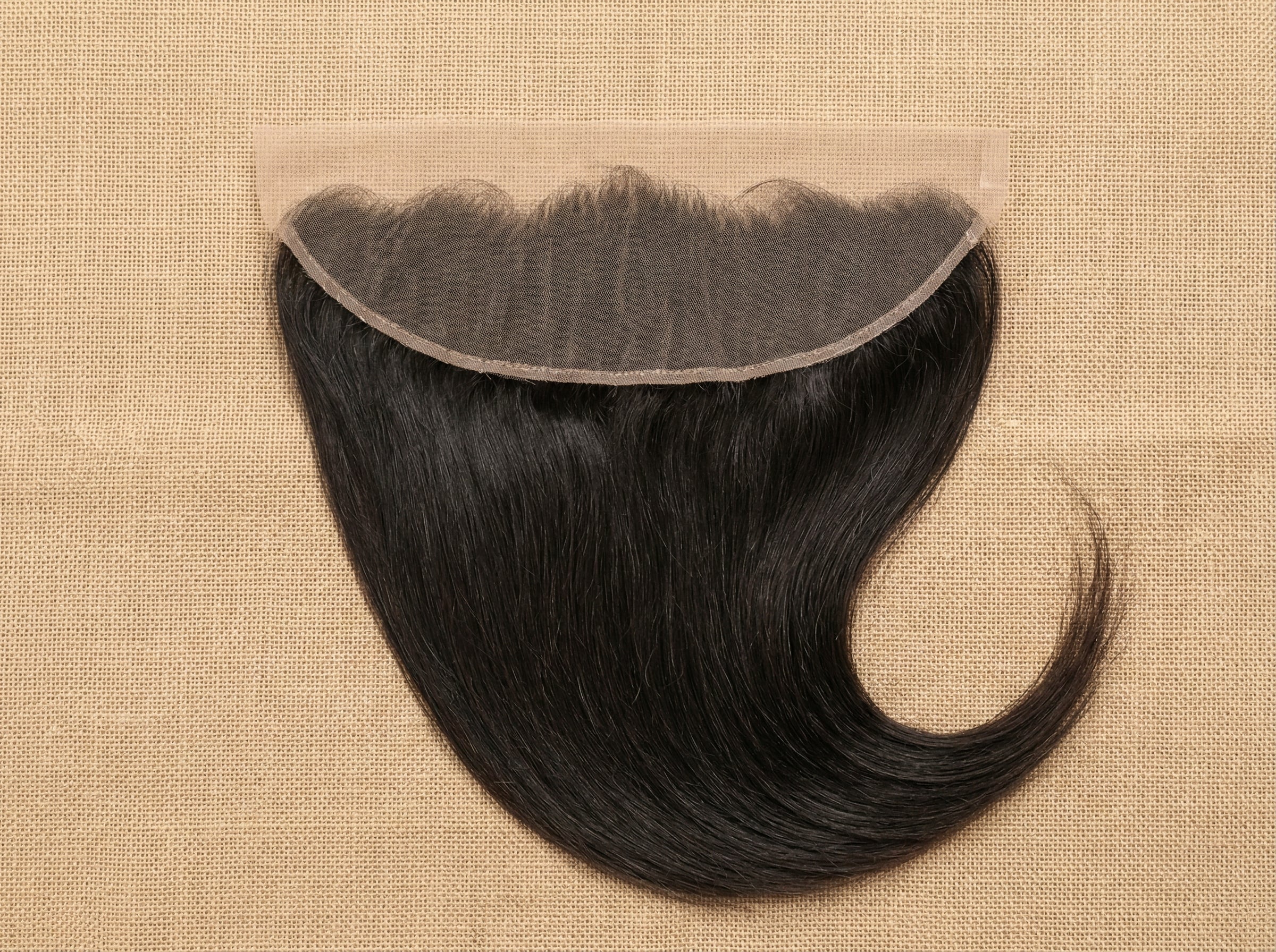 HD lace frontal flat lay